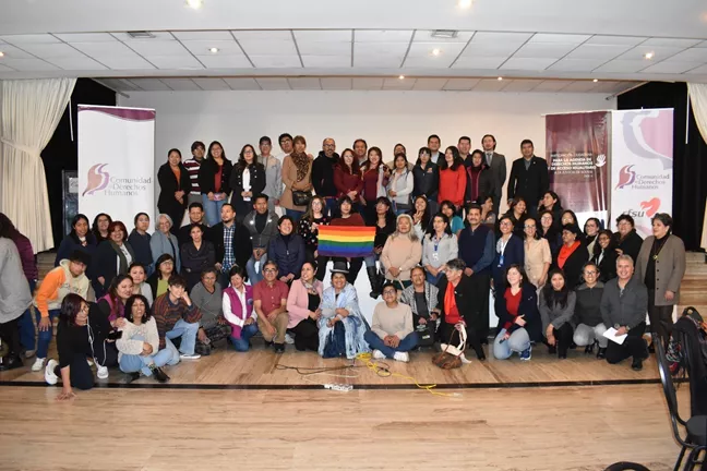 Representanter från några av de 300 organisationer som samverkade i påverkansarbetet för att lyfta SRHR i rekommendationerna till Bolivia. 