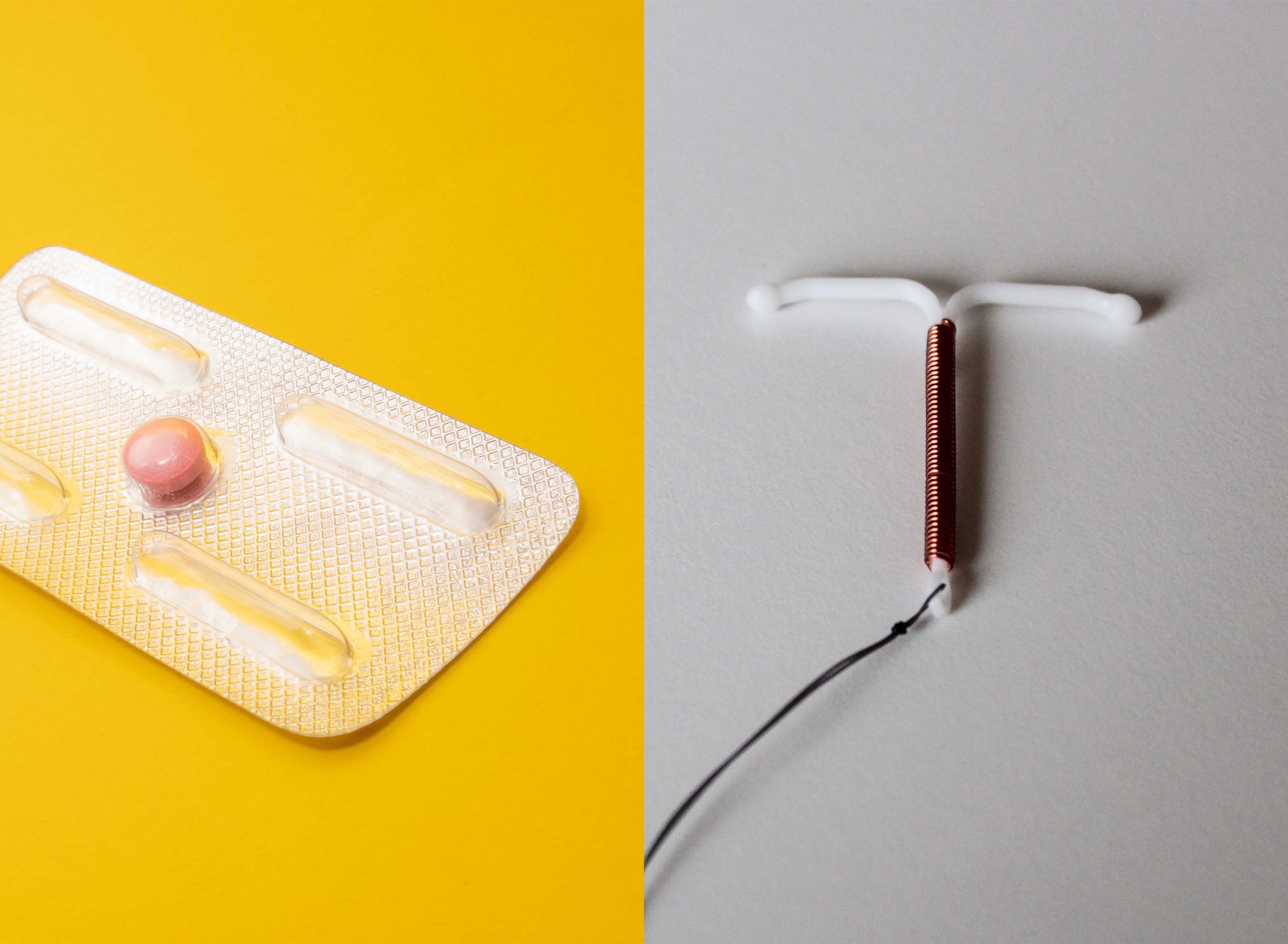 Akut p-piller och hormonspiral, två typer av akuta preventivmedel 
